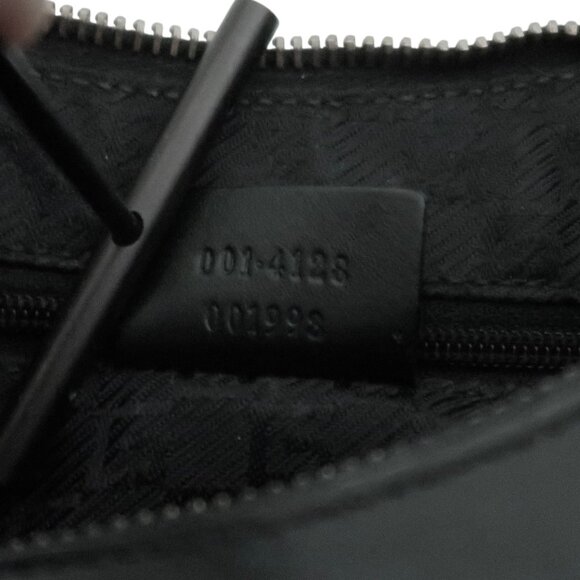 vtg GUCCI Jackie shoulder bag Black leather & suede 001-4128 - Picture 8 of 11